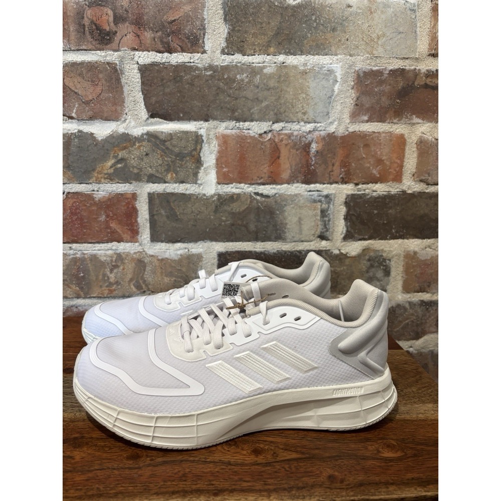 New Adidas Duramo 10 Women's 8.5 Running Shoes Lightweight Trainers Cloud White